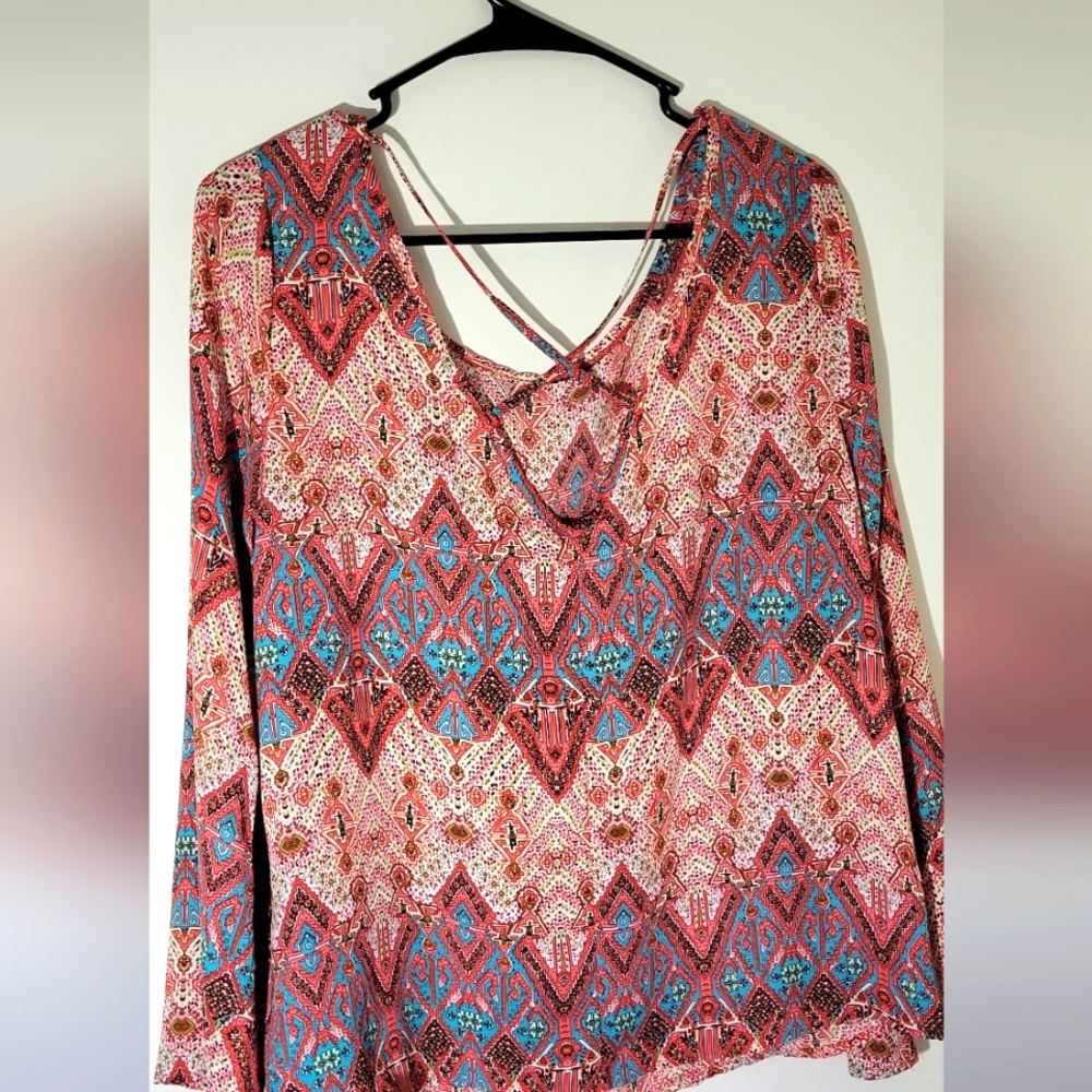 Wishful Park Womens Blouse Medium